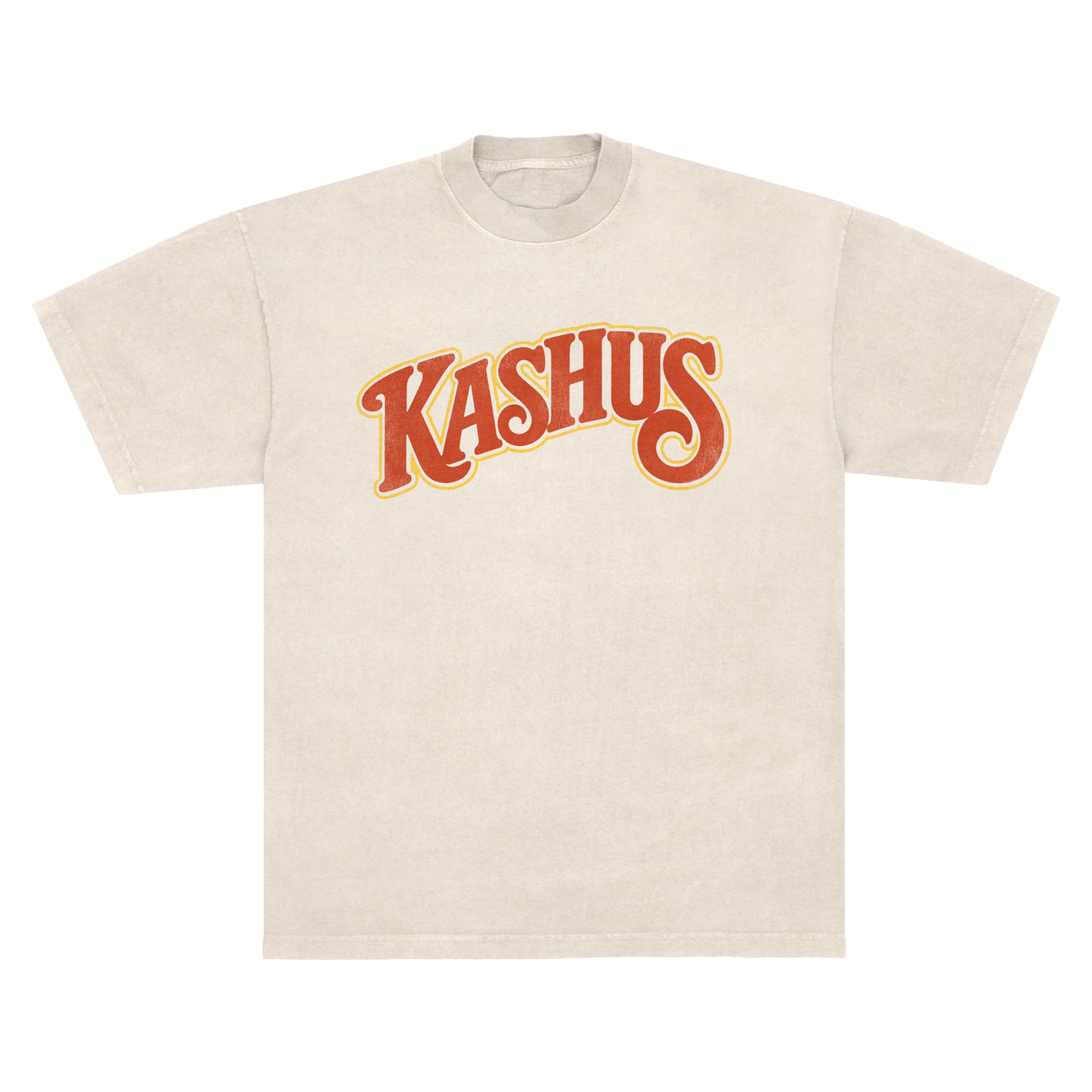 KASHUS RETRO LOGO T-SHIRT (IVORY)