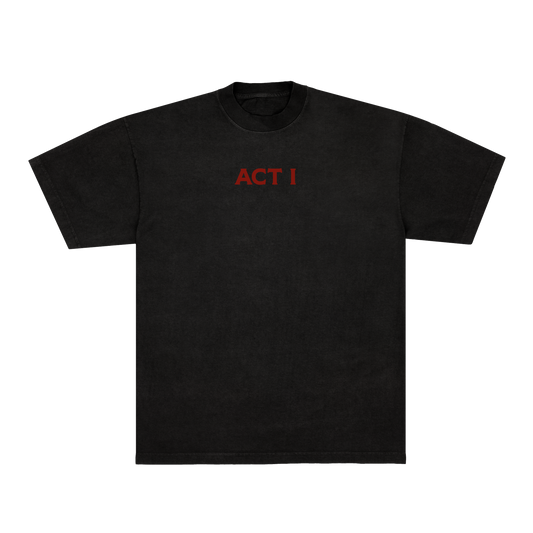 ACT I T-SHIRT (BLACK)