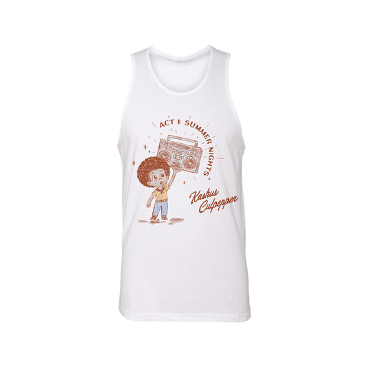 ACT I: SUMMER NIGHTS EP COVER TANK (WHITE)